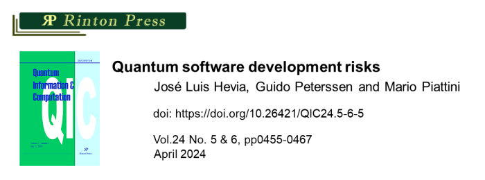 Quantum Software Development Risks